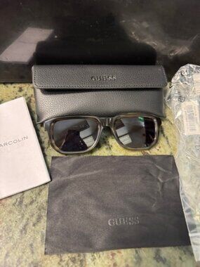Guess GU00278 98V Men's Sunglasses 53 19 140 Dark Green/Horn - NWT